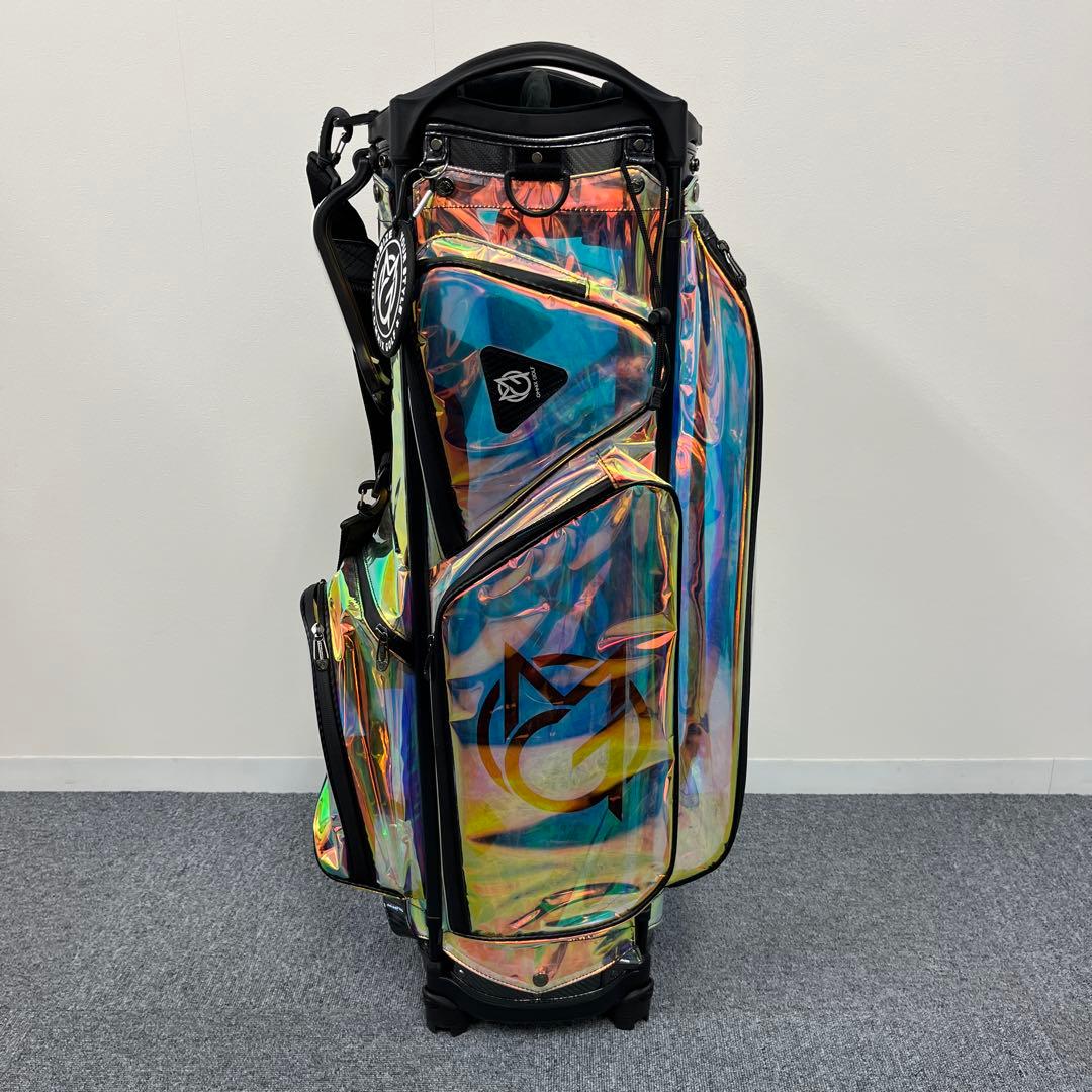 【新品】オムニクス レインボーゴールド キャディバッグ （組み立て完成済）