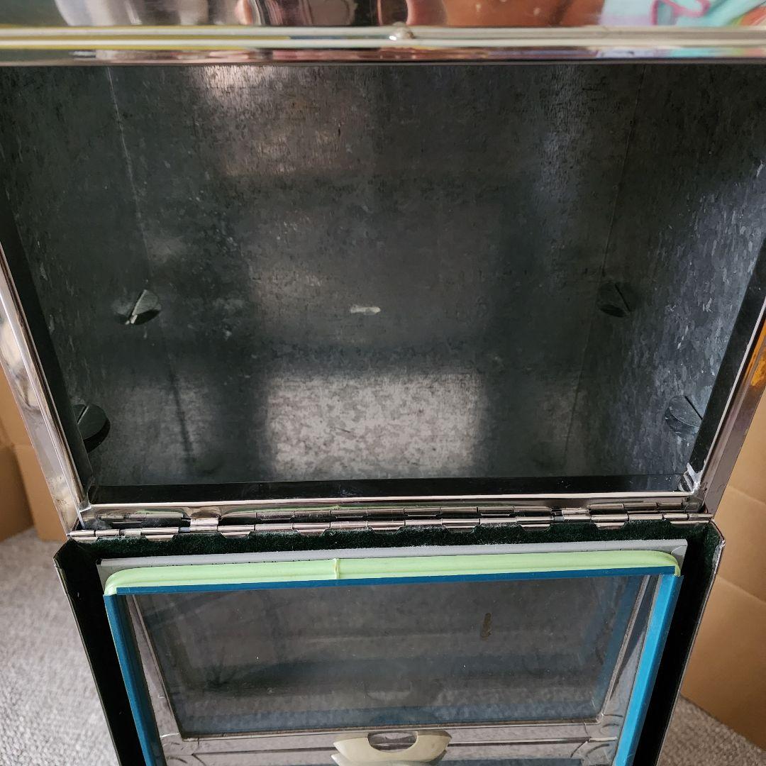 昭和レトロ 駄菓子 ブリキガラスケース