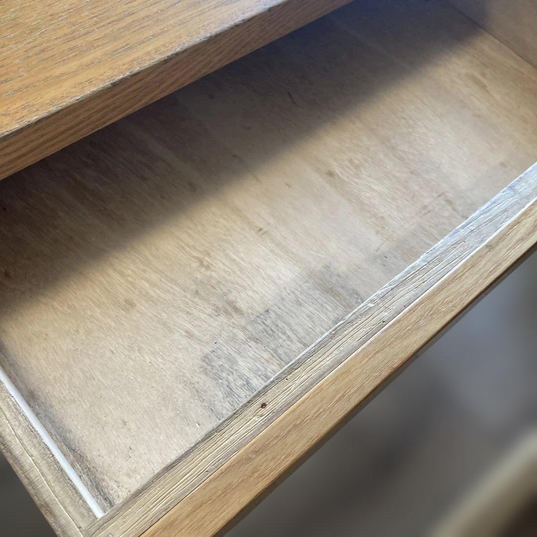 無印良品 ナチュラルウッド テーブル 引き出し付き