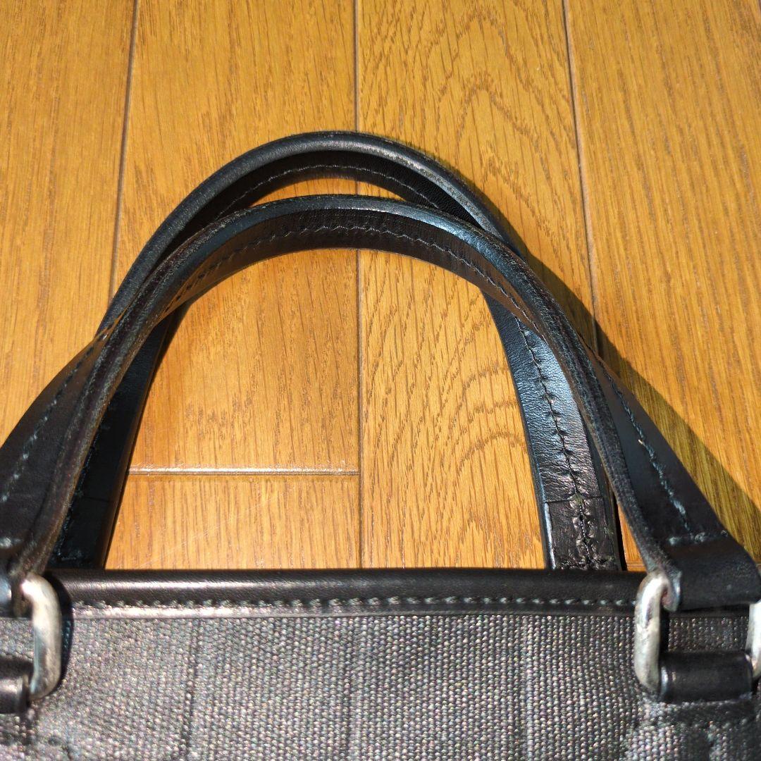 Daniel & Bob 黒 コーティング加工トートバッグ