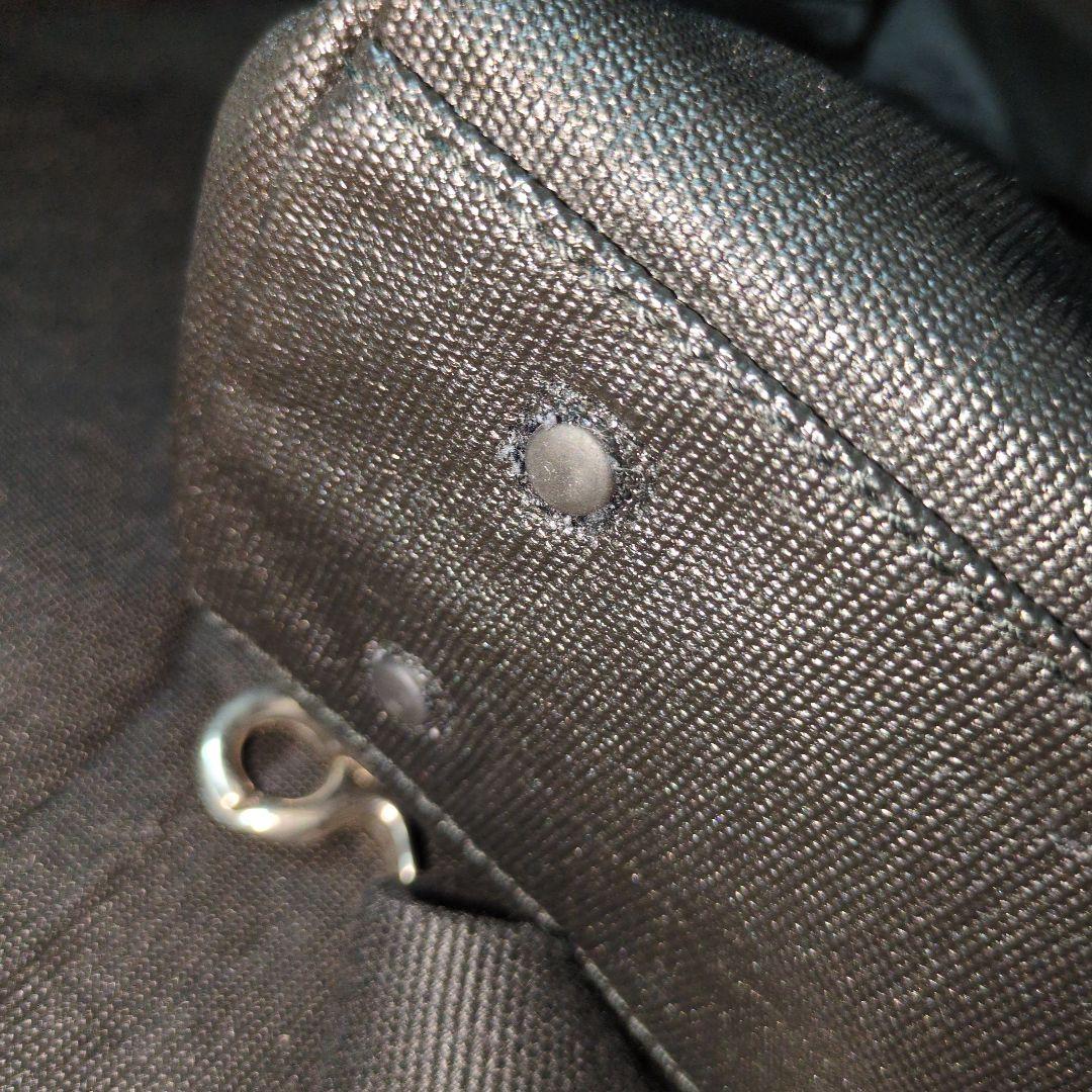 Daniel & Bob 黒 コーティング加工トートバッグ