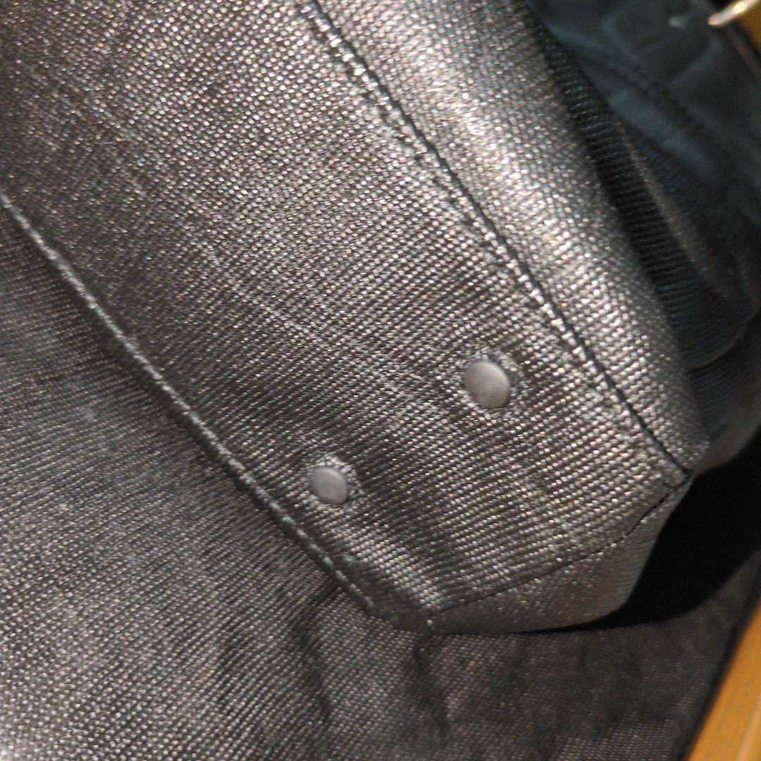 Daniel & Bob 黒 コーティング加工トートバッグ