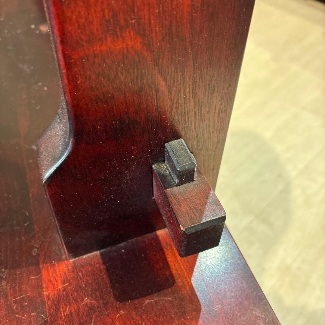 九州民芸家具　☆送料無料☆ 木製ダークブラウンドレッサー・鏡台