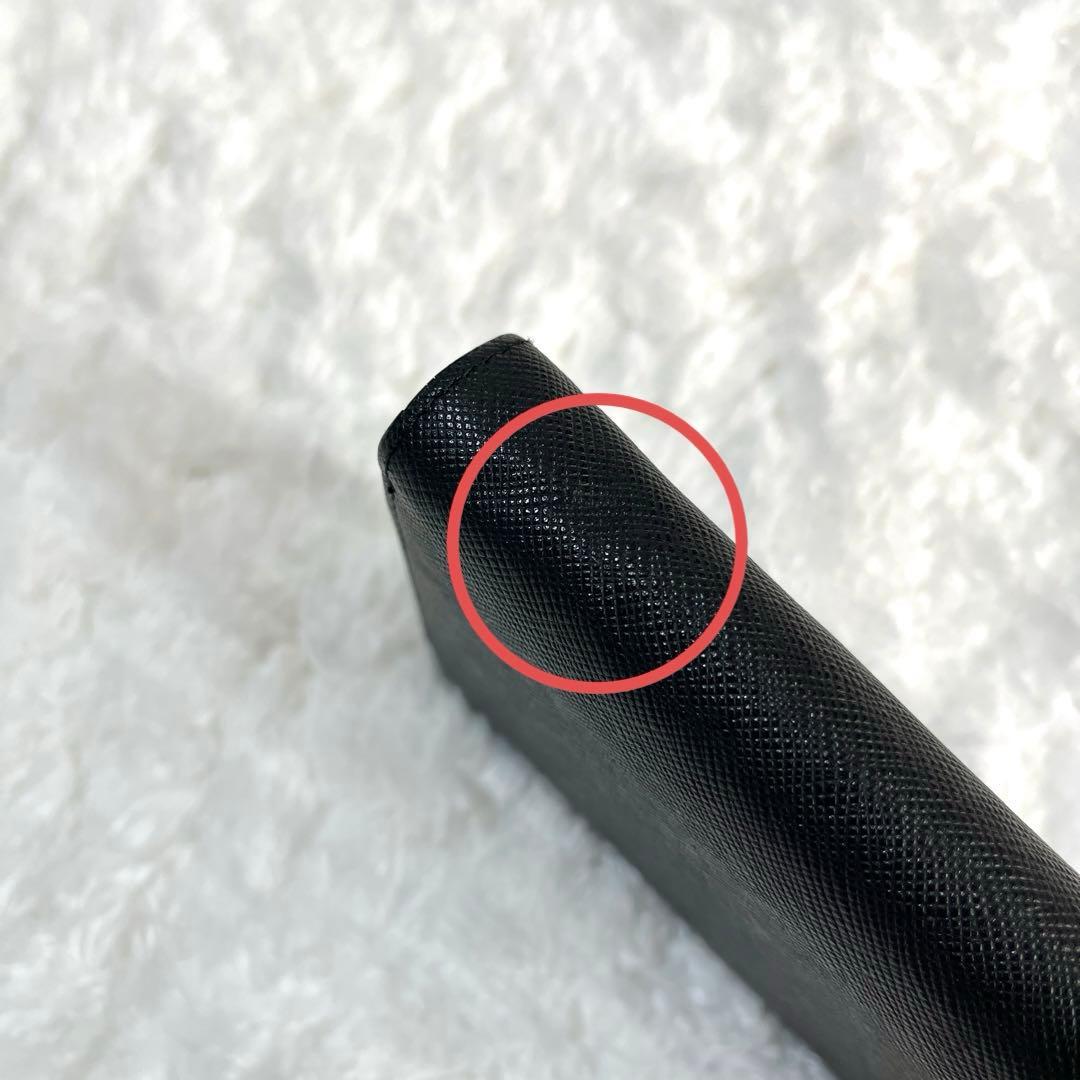 ポールスミス 長財布 ジップストローグレイン2 ブラック