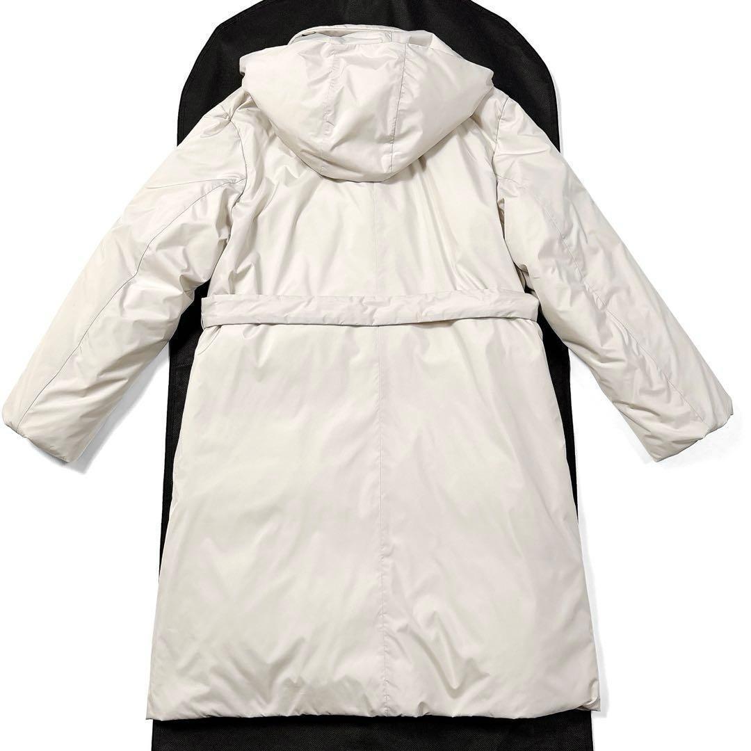 ICB ADSダウンステンカラーコート ベルト付き 軽量 オンワード樫山