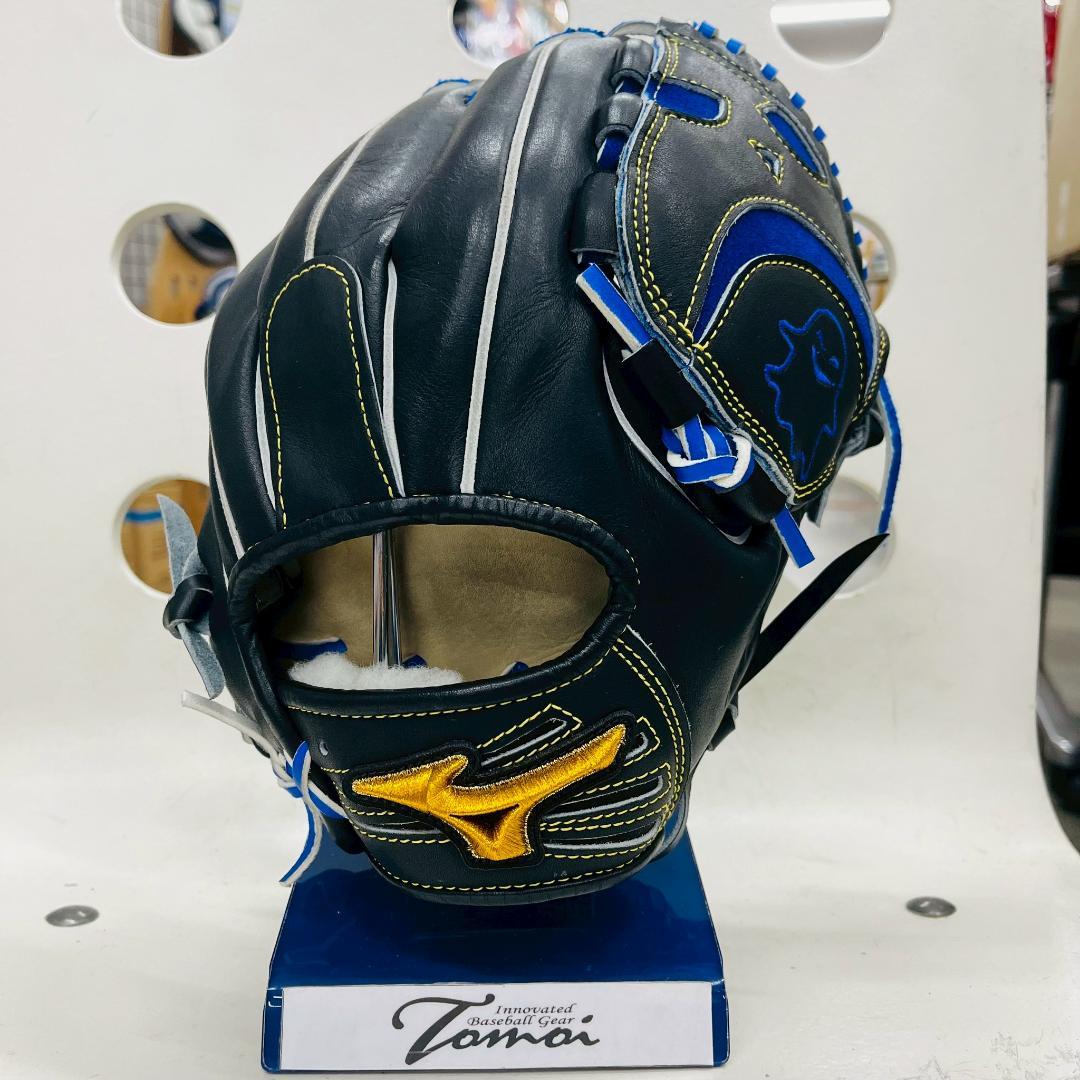 ミズノプロ　オリジナルオーダーグラブ　軟式用　投手用　お化け刺繍入り　型付け済