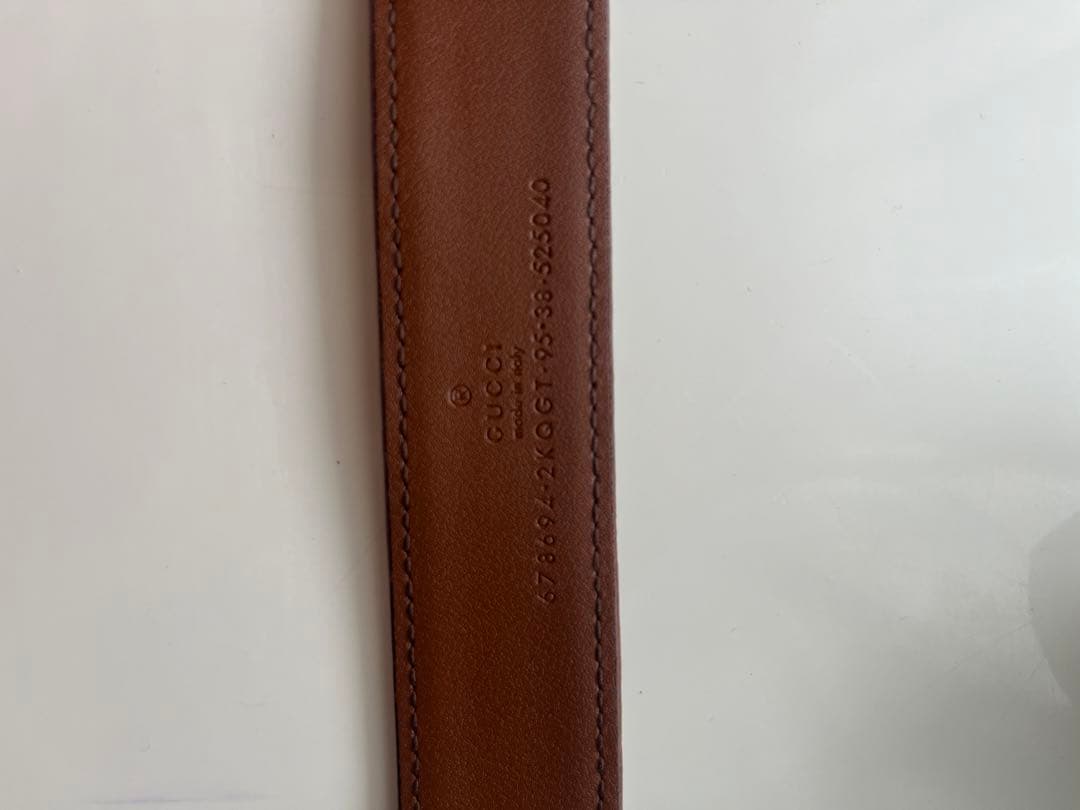 小物 takashiGUCCI Denim & Leather Belt