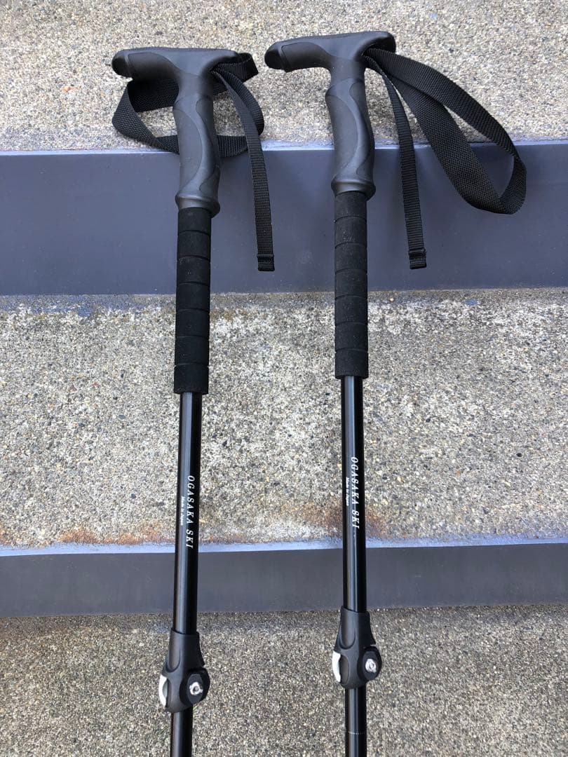 OGASAKA SKI バックカントリー用 ストック　ほぼ新品