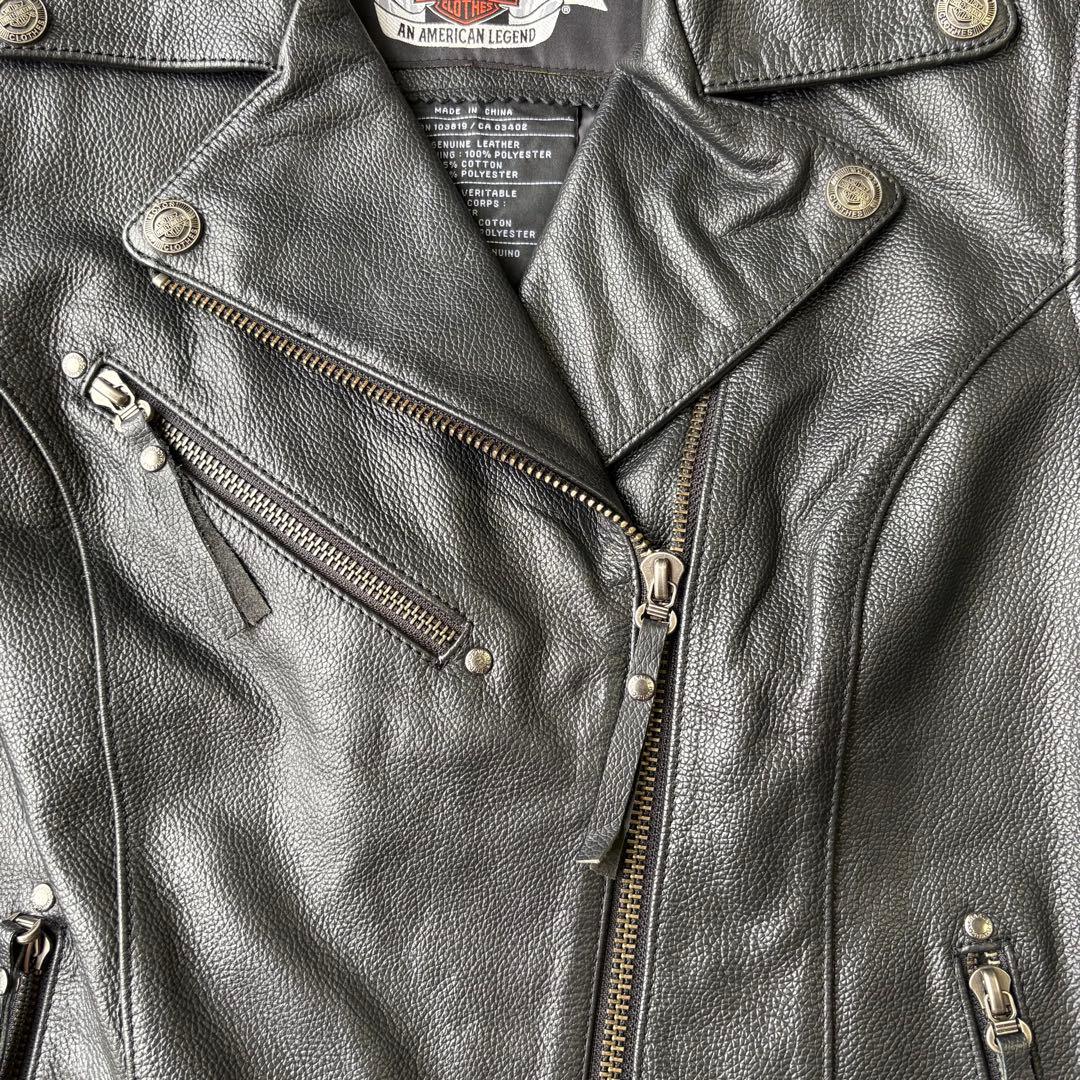 HARLEY DAVIDSON ハーレー スタッズ ダブルライダースジャケット