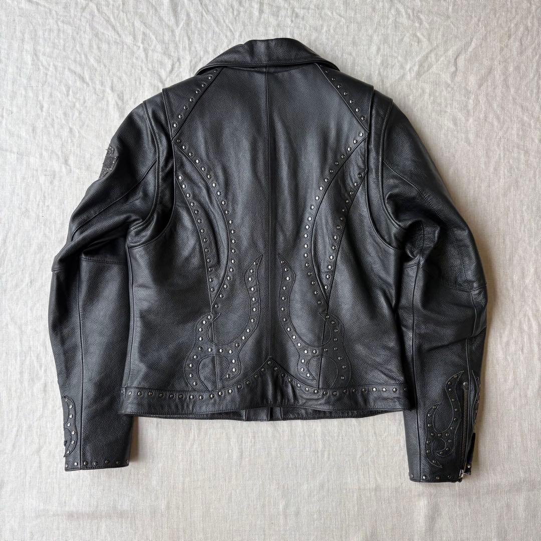 HARLEY DAVIDSON ハーレー スタッズ ダブルライダースジャケット