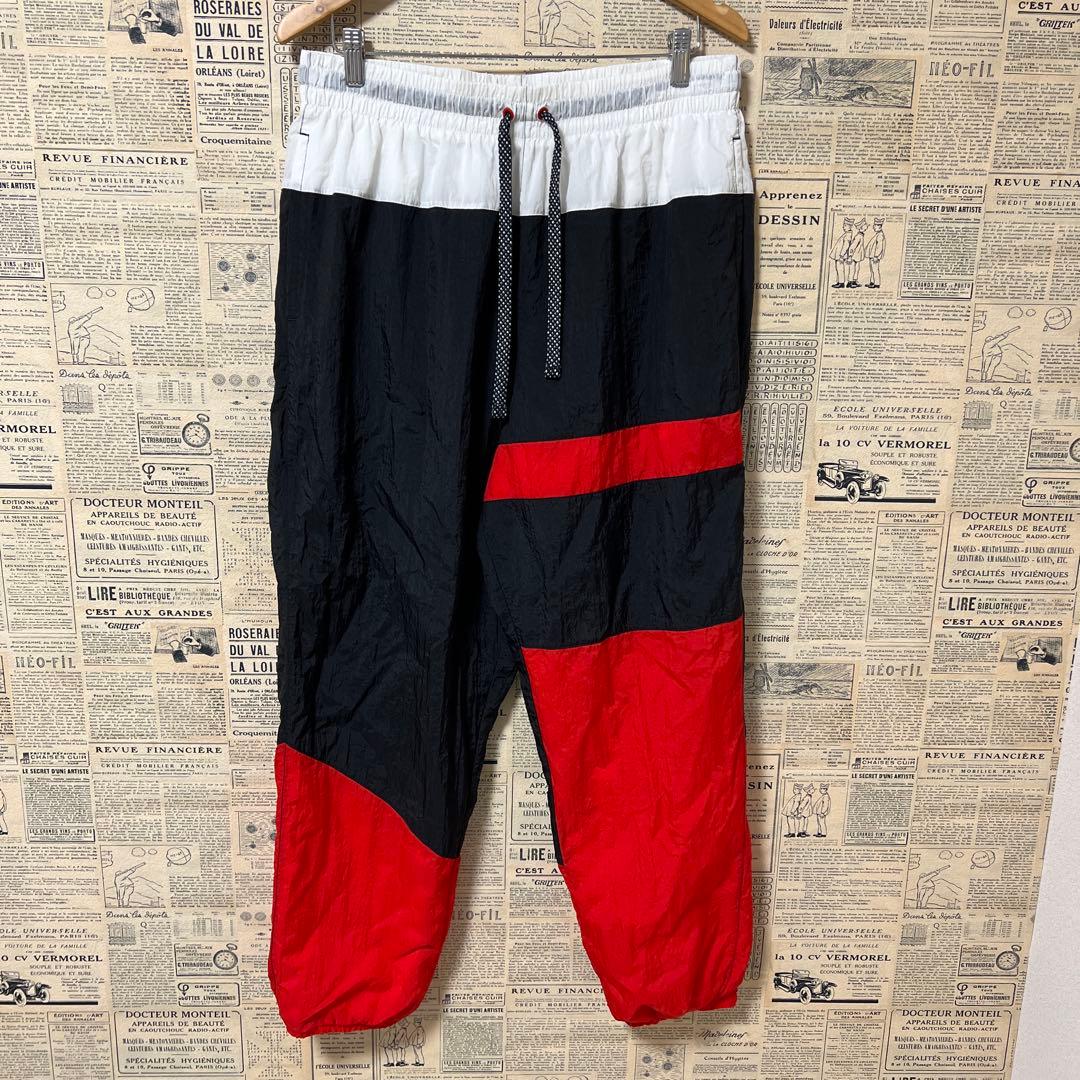 美品　NIKE FLIGHT ナイロンセットアップ　ハーフジップ　XL