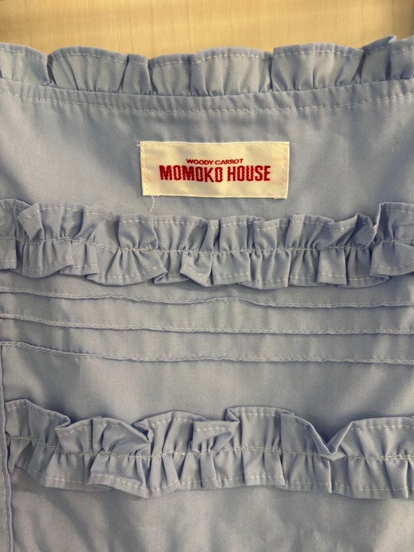 モモコハウス　アリスブルー　エプロン　ロング