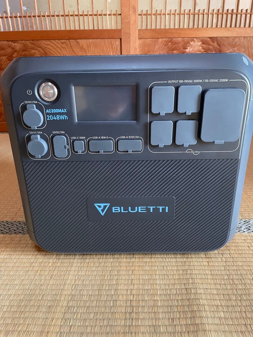 【新品・未開封】BLUETTI AC200MAX 高性能リチウムイオンバッテリー