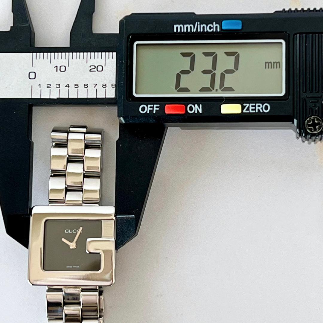 【稼働品】グッチ GUCCI 3600L Gフェイス スクエア レディース腕時計