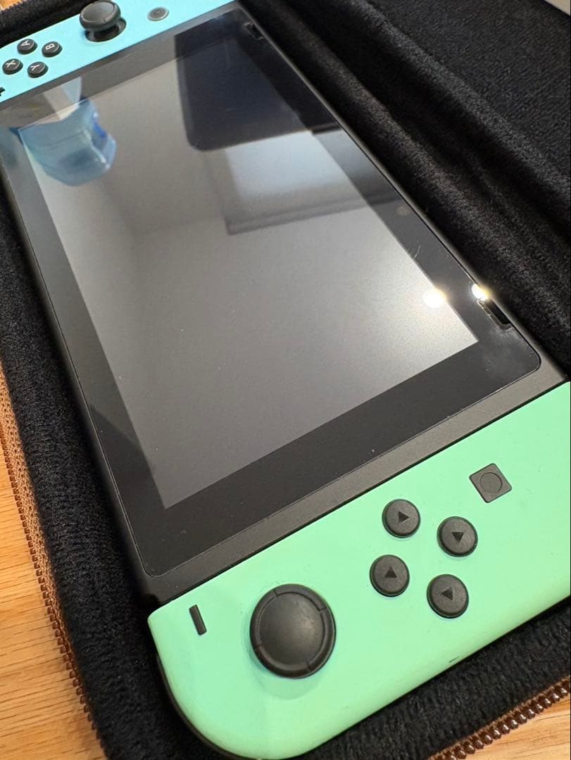 Nintendo Switch 本体 水色 どうぶつの森デザイン