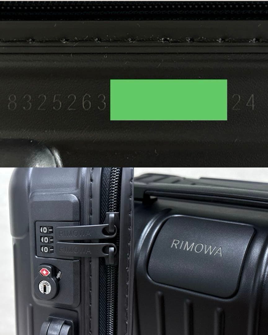 美品 RIMOWAリモワ ESSENTIAL CABIN S マットブラック