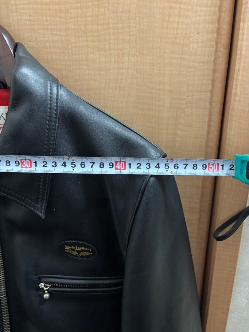 AVIakit ブラックレザー シングルライダース 40