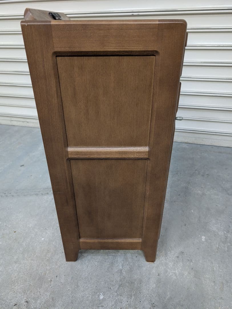 【送料込み】karimoku カリモク FAX台 ガラスキャビネット