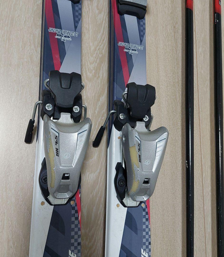 BMB JX-M1 148cm スキー板ストックセット