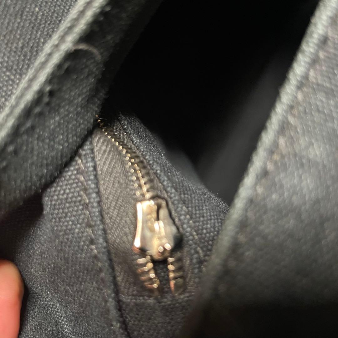 HERMES エルメス トロカホリゾンタルMM キャンバス トートバッグ