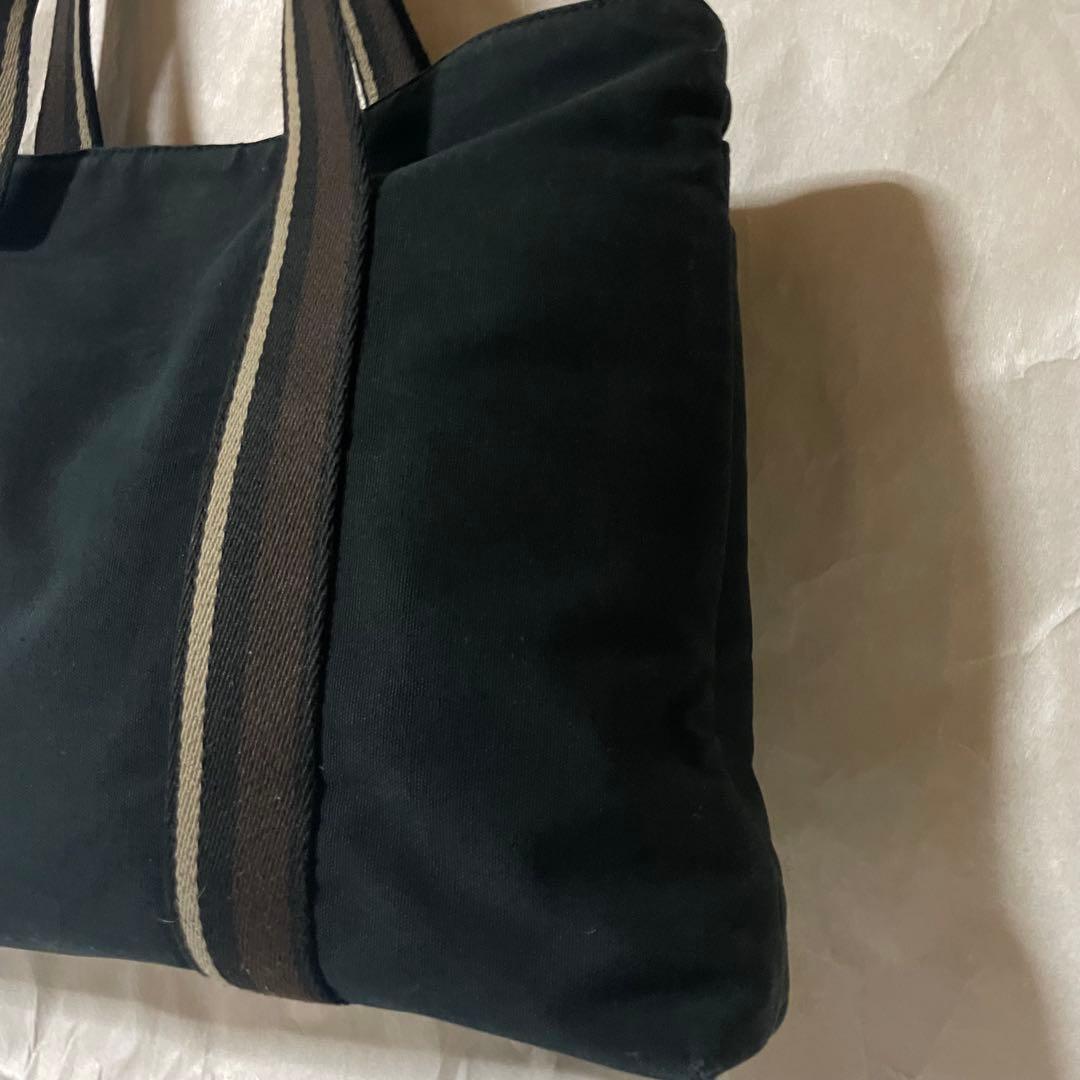HERMES エルメス トロカホリゾンタルMM キャンバス トートバッグ