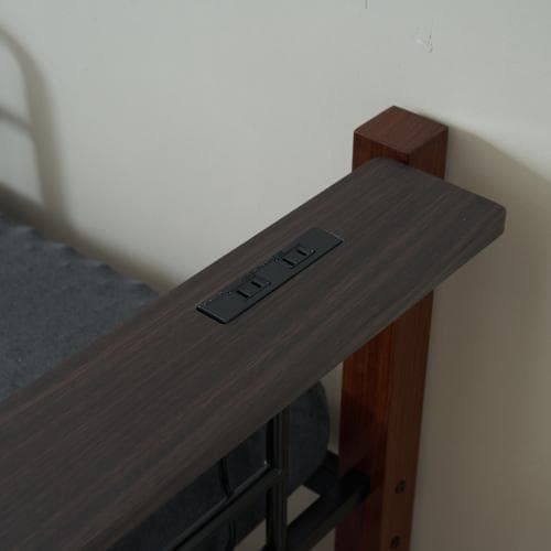 【高さ140cm】ロフトベッド パイプベッド シングル 耐荷重150kg システ