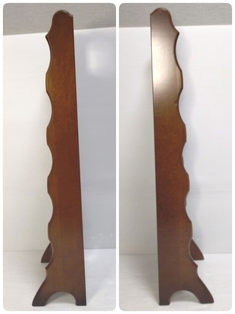 【美品】カリモク コロニアル スリッパラック 5足収納 木製家具