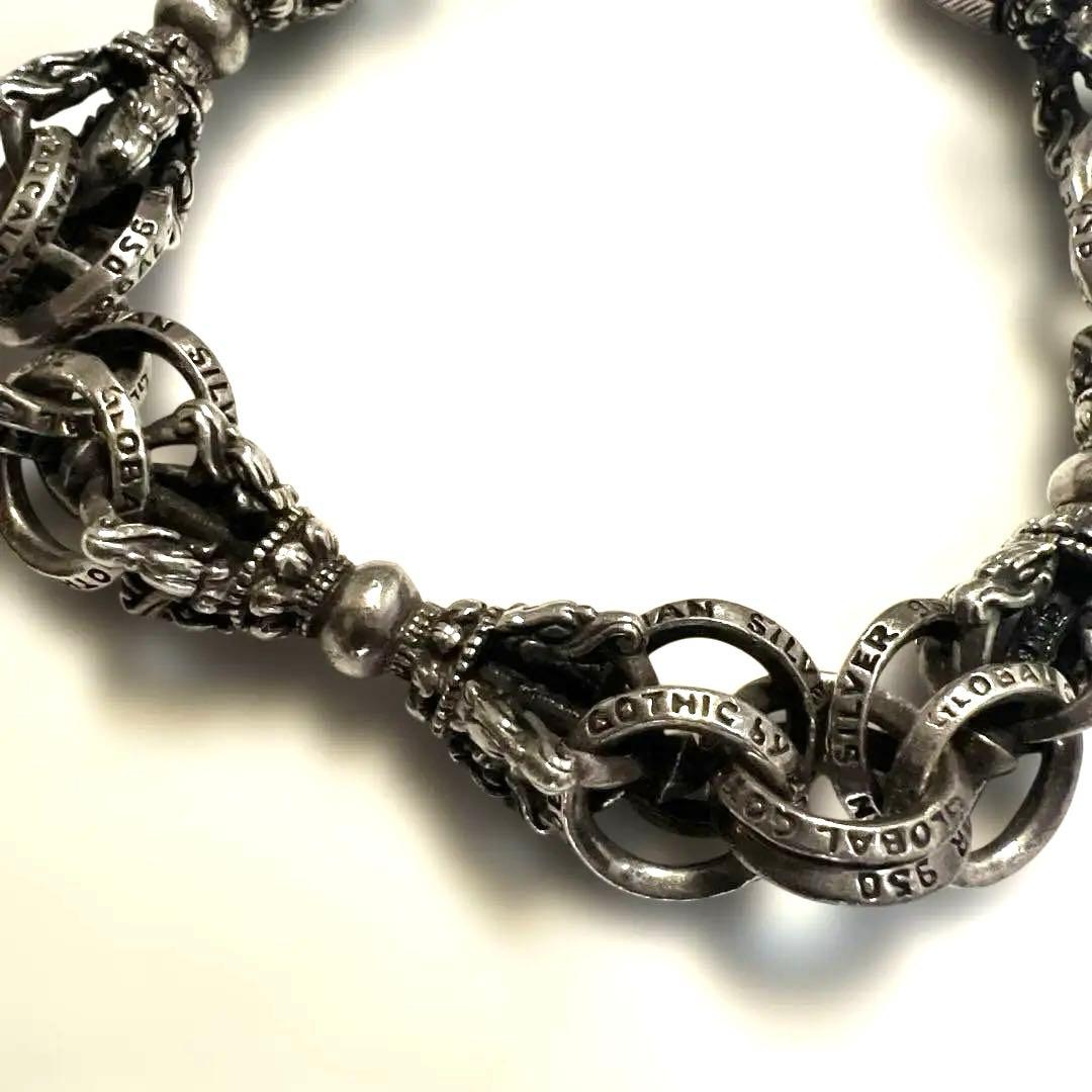 正規品 ZOCALO ダブル バードドージェ ブレスレットシルバー21cm