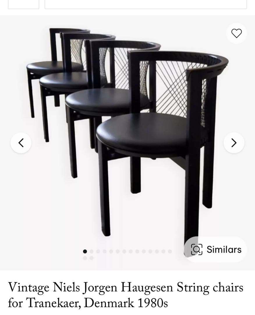 Tranekaer Denmark ストリングチェア　デンマーク　トラネケア