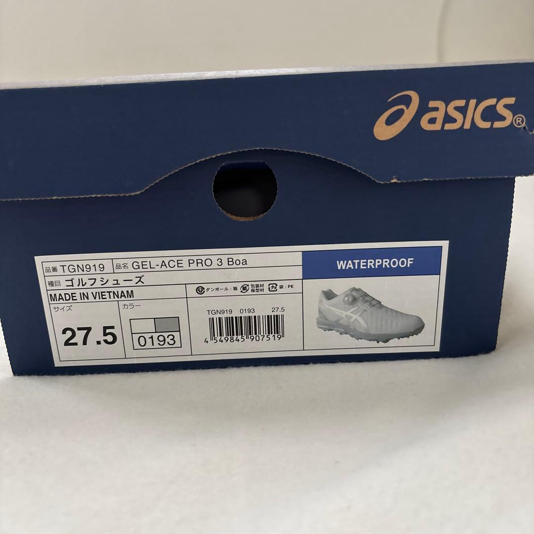 アシックス　メンズ　ゴルフシューズ　新品未使用　27.5cm