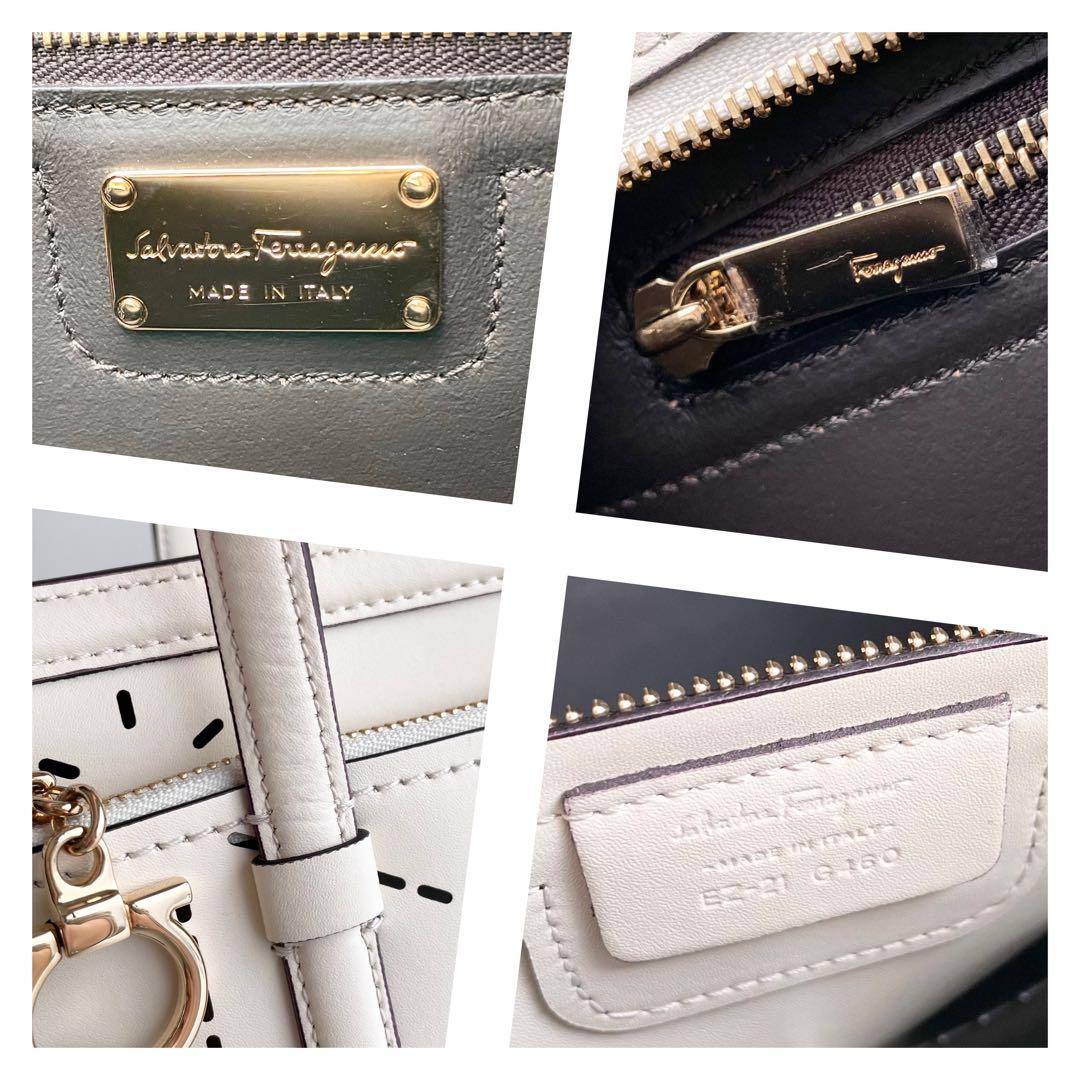 サルヴァトーレ フェラガモ トートバッグ エイミー ガンチーニ レザー 新品保管