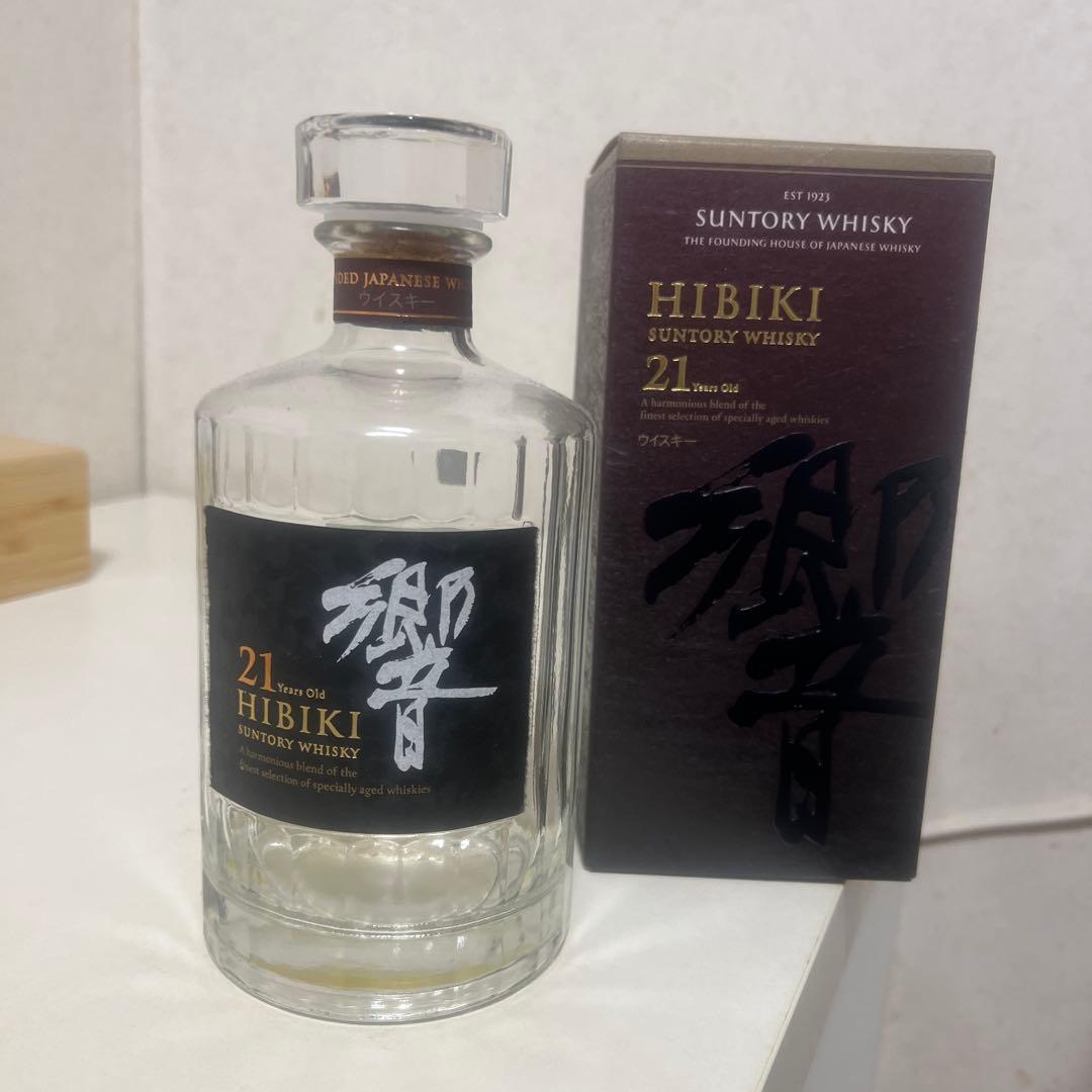 HIBIKI 21年 ウイスキー 700ml 箱付き　空瓶