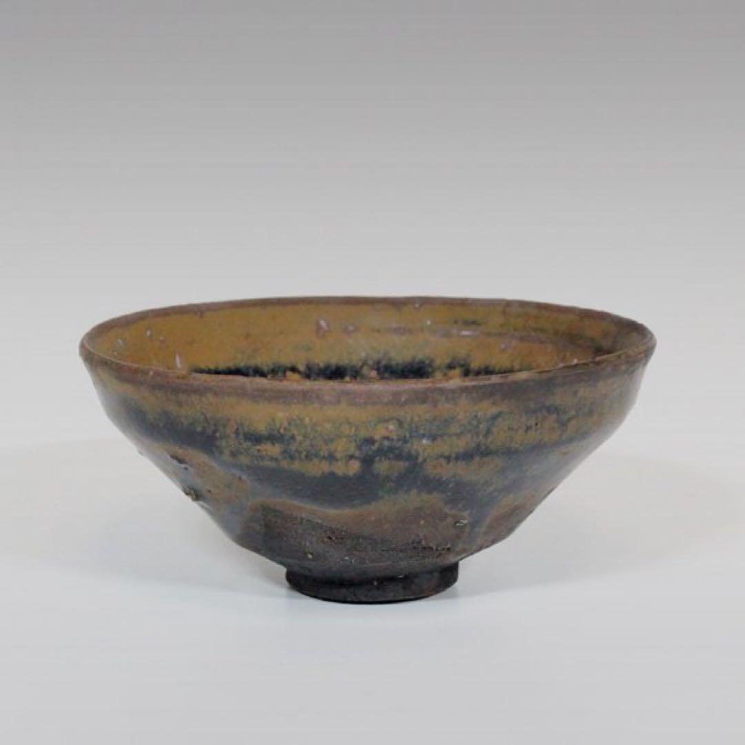 『 寧波港 海揚り天目碗-D』 宋時代 茶碗 黒釉 河南天目 茶道具古美術 古玩
