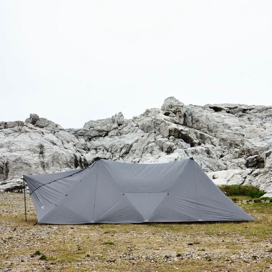 アンドワンダー ムラコ　テント　HERON 2POLE TENT グレー