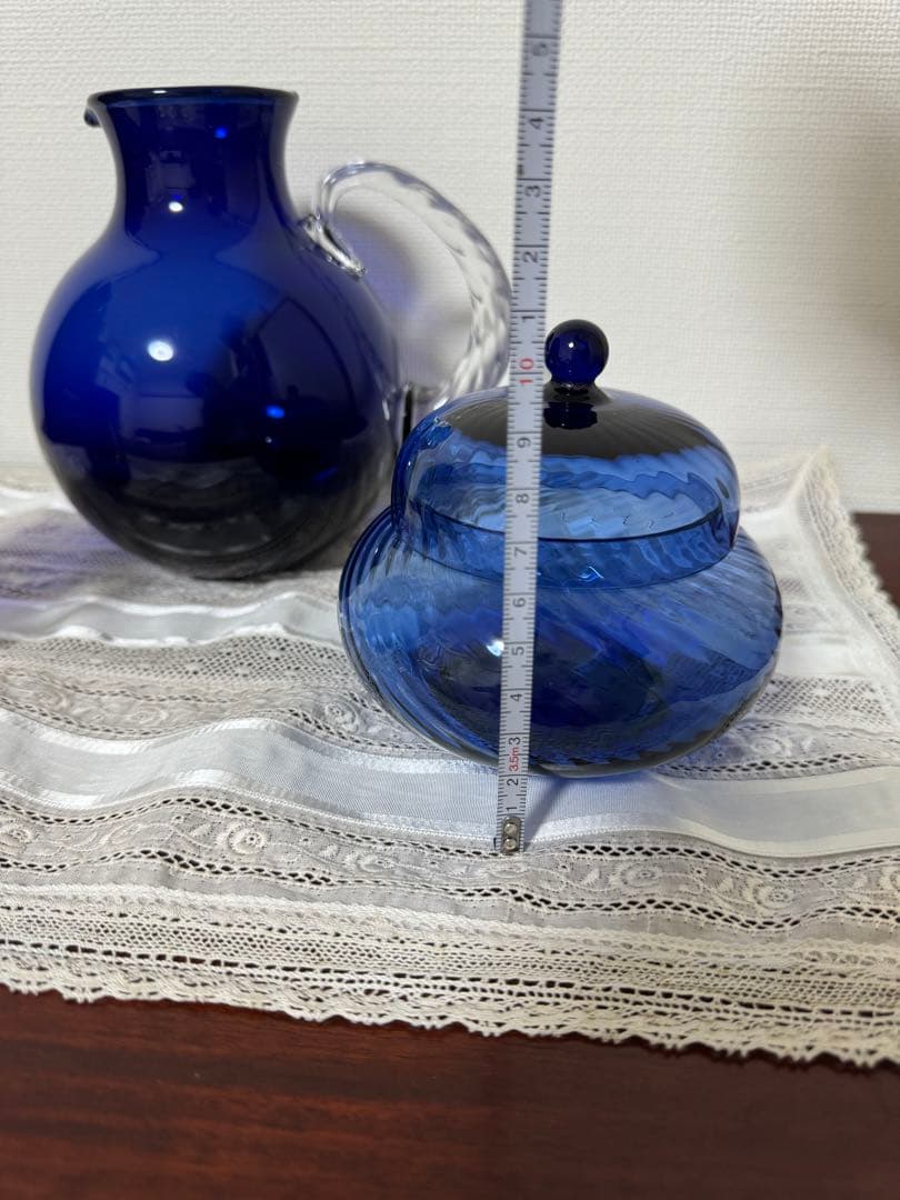 7 WAKO 水差し　グラス　キャンディポット　3点セット