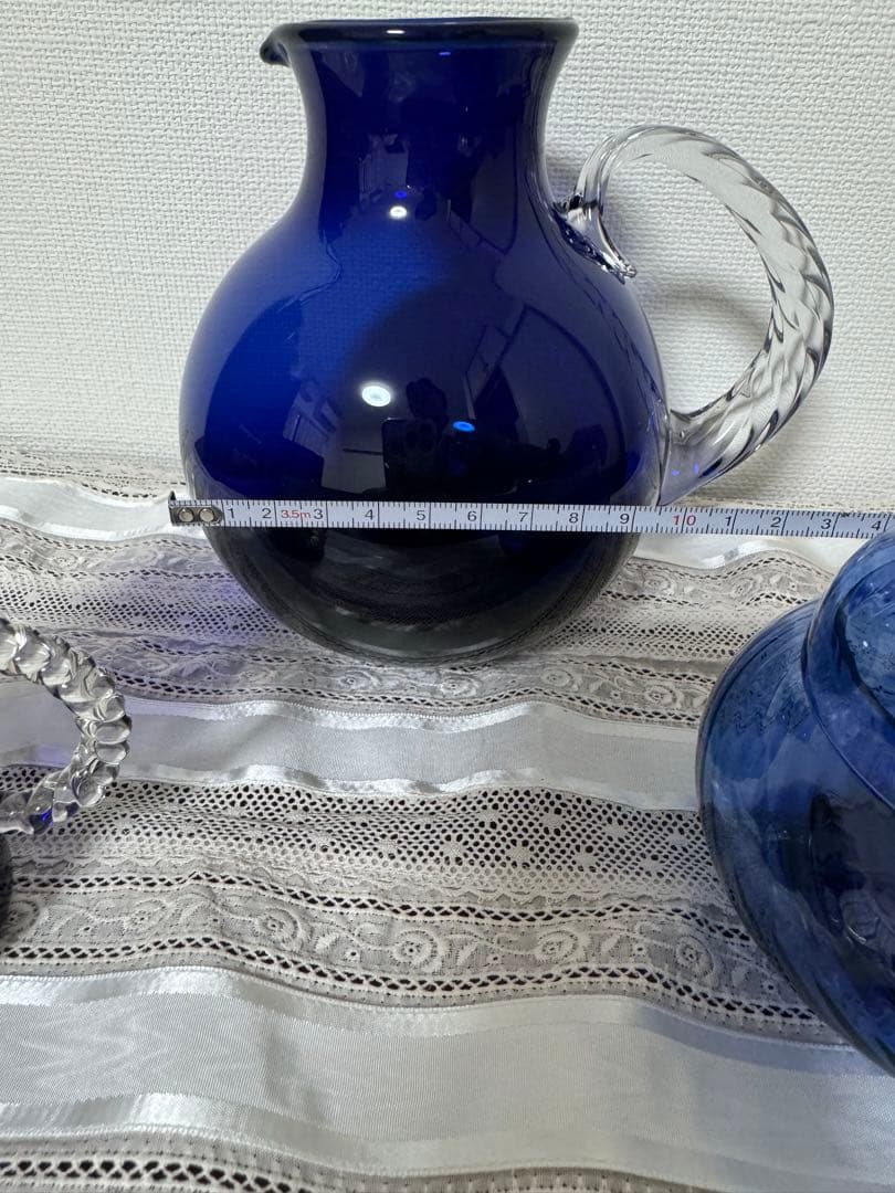 7 WAKO 水差し　グラス　キャンディポット　3点セット