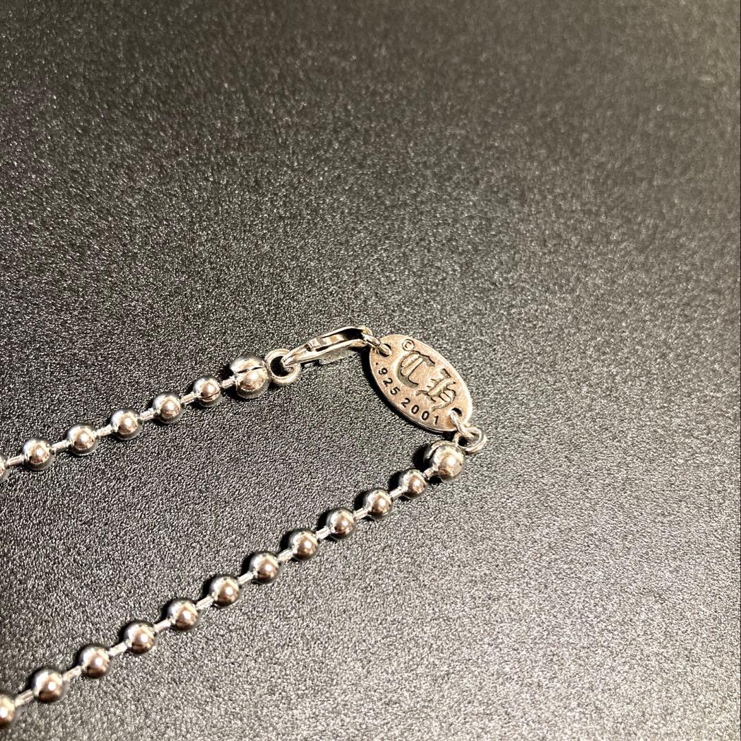 ダイヤ　クロス　クロススター　ボールチェーン　ネックレス　60㎝