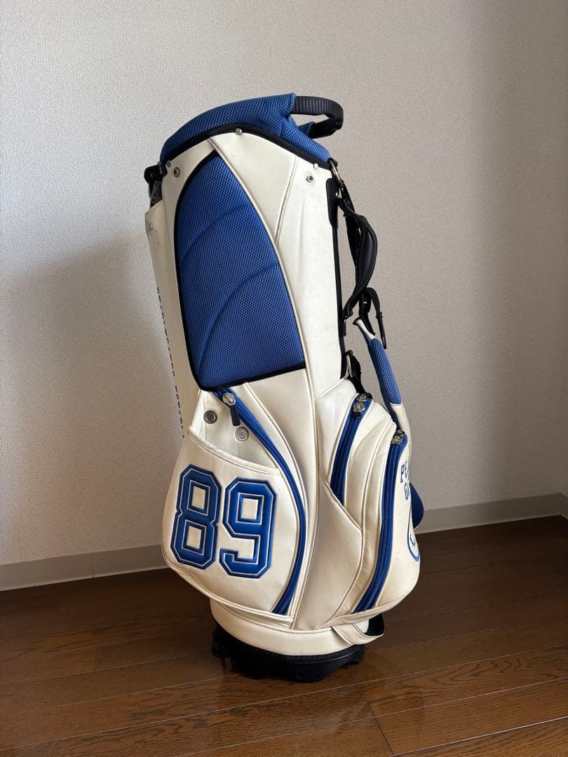 ⭐️早い者勝ち⭐️PEARLY GATES キャディバッグ ホワイト/ブルー