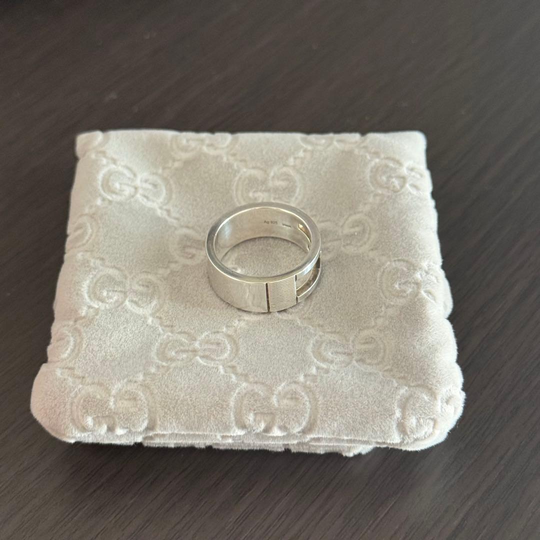 グッチ GUCCI ブランデッド G シルバー SV925 リング 16号