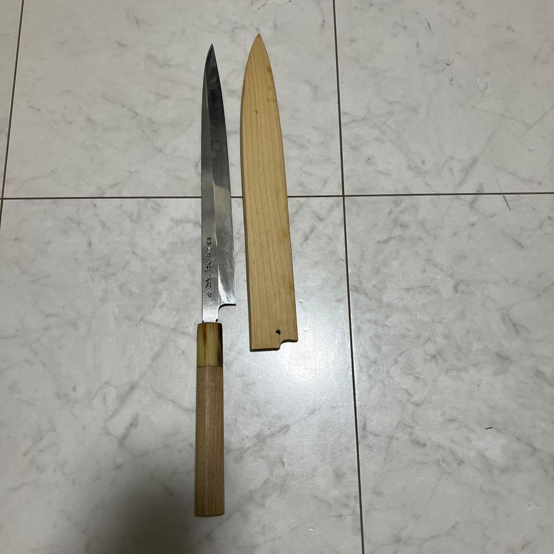 正本　本焼　てっさ　ふぐ引き　9寸　美品　鞘付き