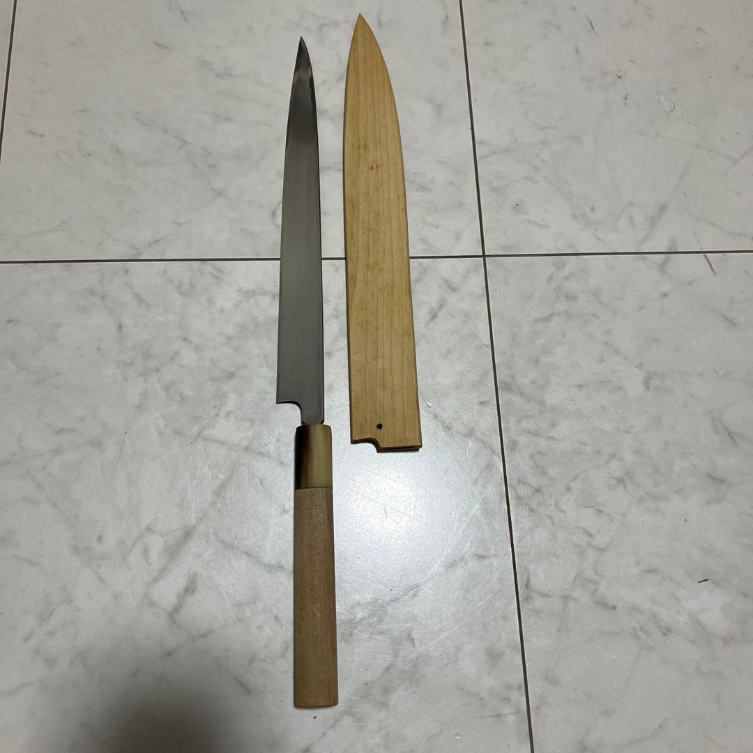 正本　本焼　てっさ　ふぐ引き　9寸　美品　鞘付き