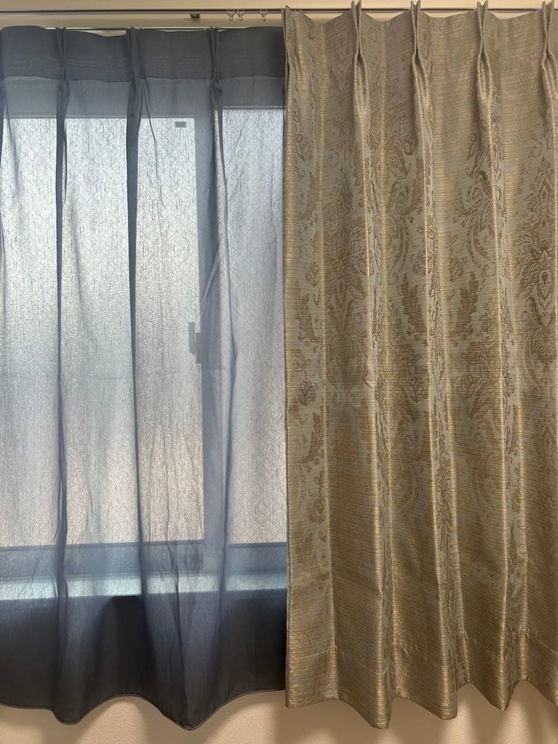 新品　カーテン　サンゲツ　sangetsu ダマスク柄