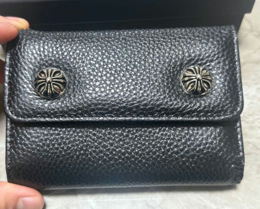 【Silver925+極厚レザー】　ミニ財布