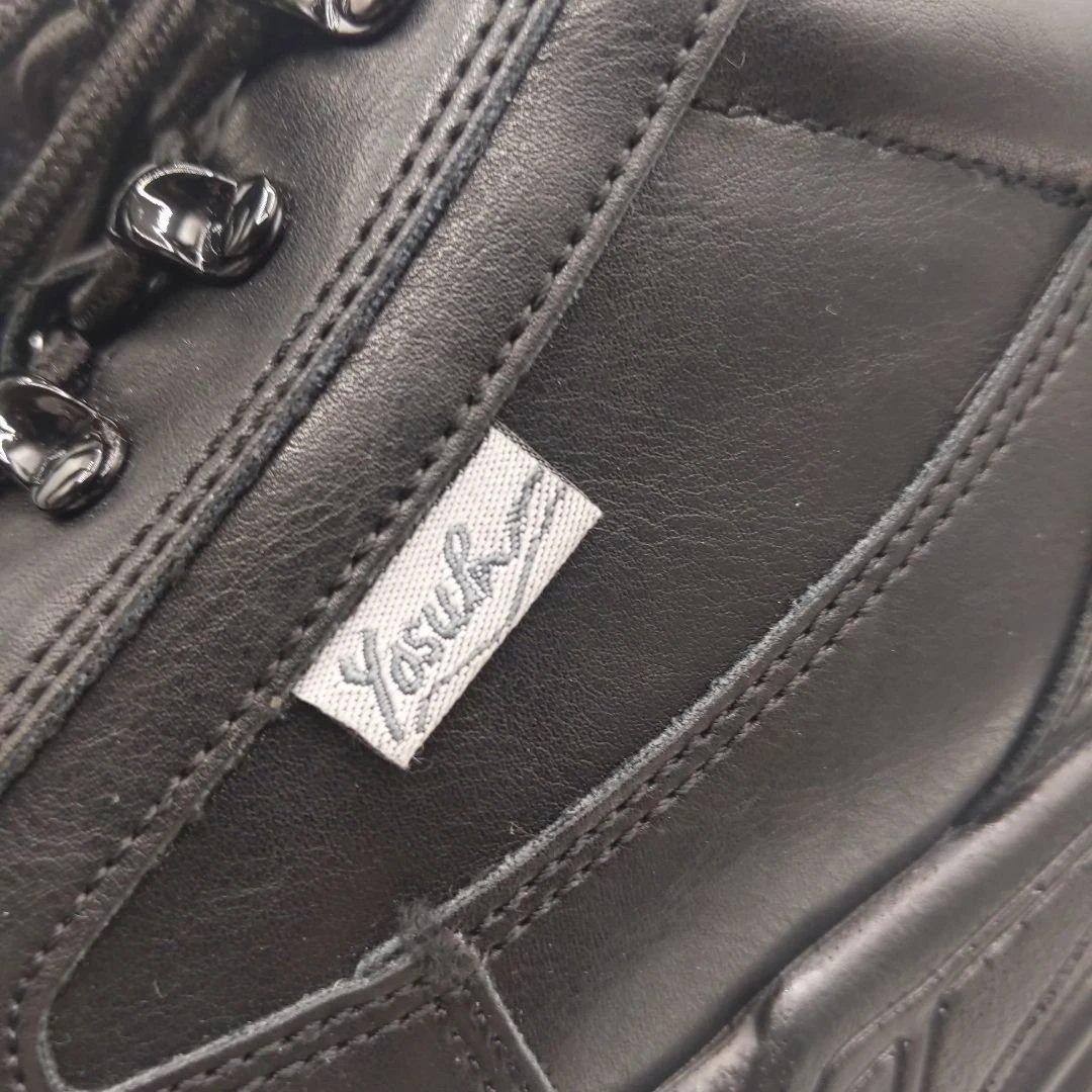 【極美品】 YOSUKE ヨースケ 厚底スニーカー 24黒 30周年記念モデル