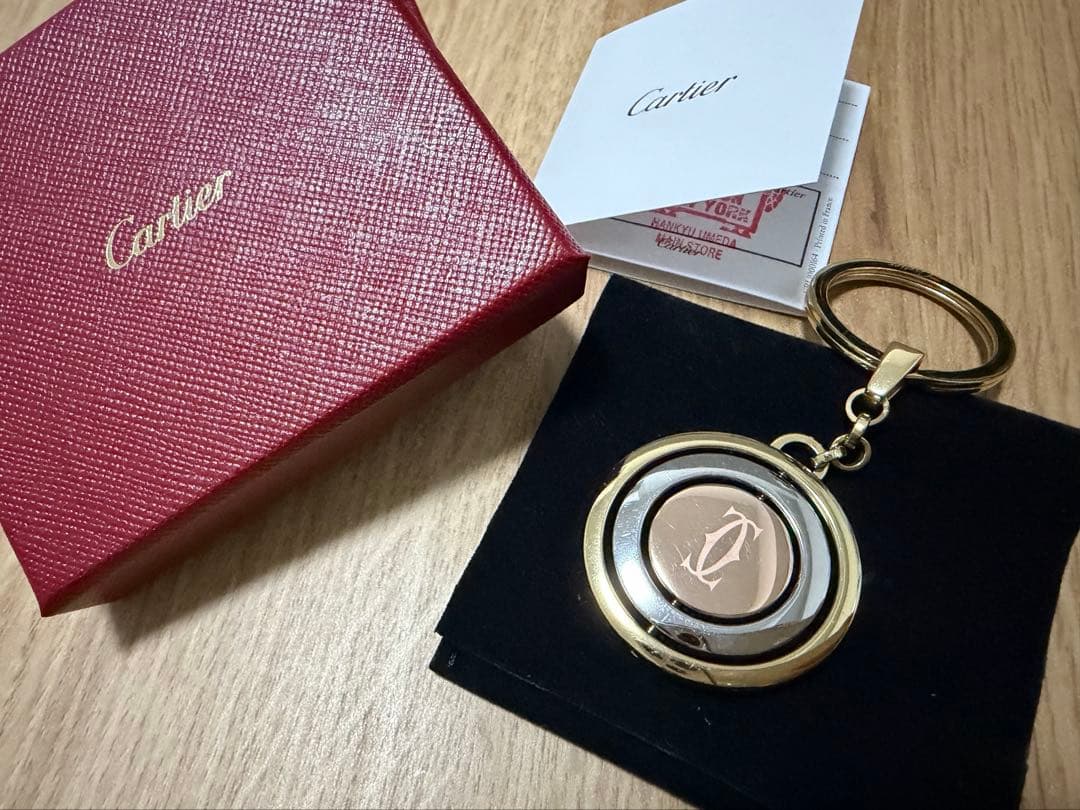 Cartier スリーリング モチーフ キーリング トリニティ