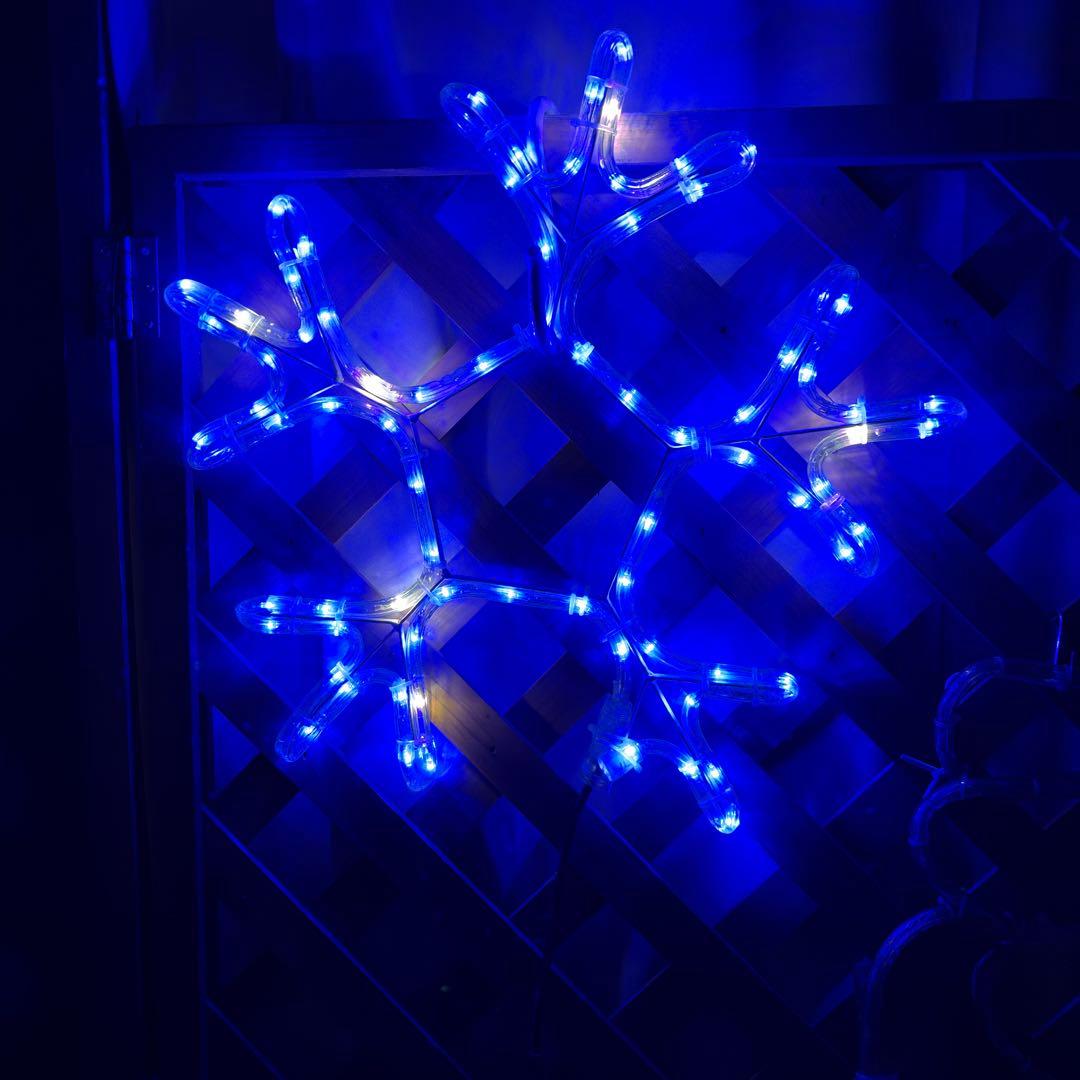 クリスマス イルミネーション 雪+雪だるま２個 ビッグサイズ LED 屋外ok