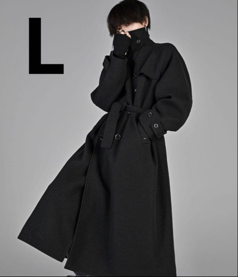 新品未使用 ADRER THE LONG COAT メルトン ザロングコートL