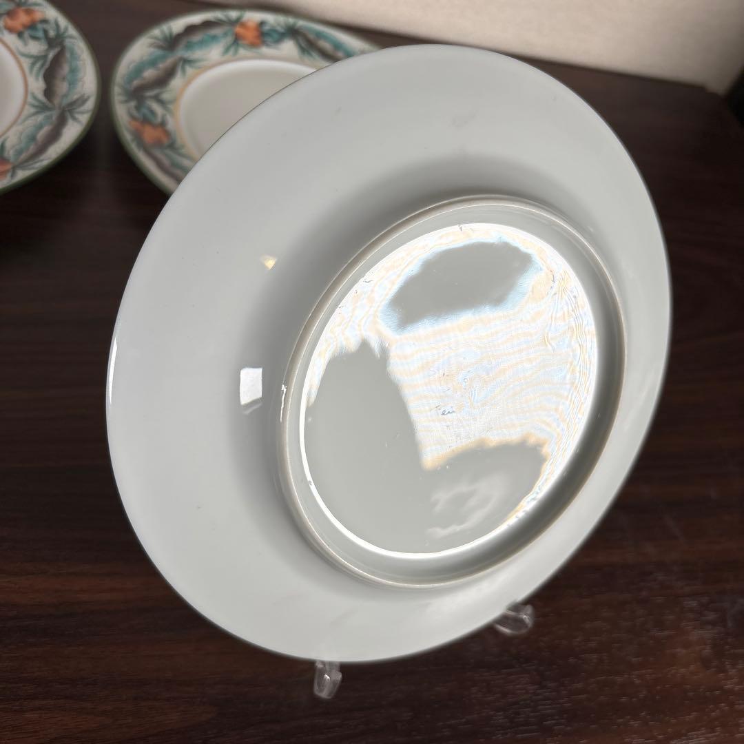 【未使用】Limoges Site Corot 手描きプレート 19cm 4枚