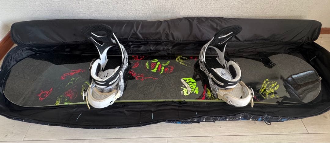 スノーボードセット RIDE KINK 152cm ケース&おまけ付