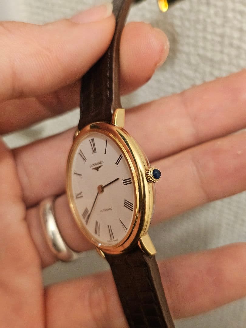 LONGINES ロンジン 自動巻 メンズ 白文字盤